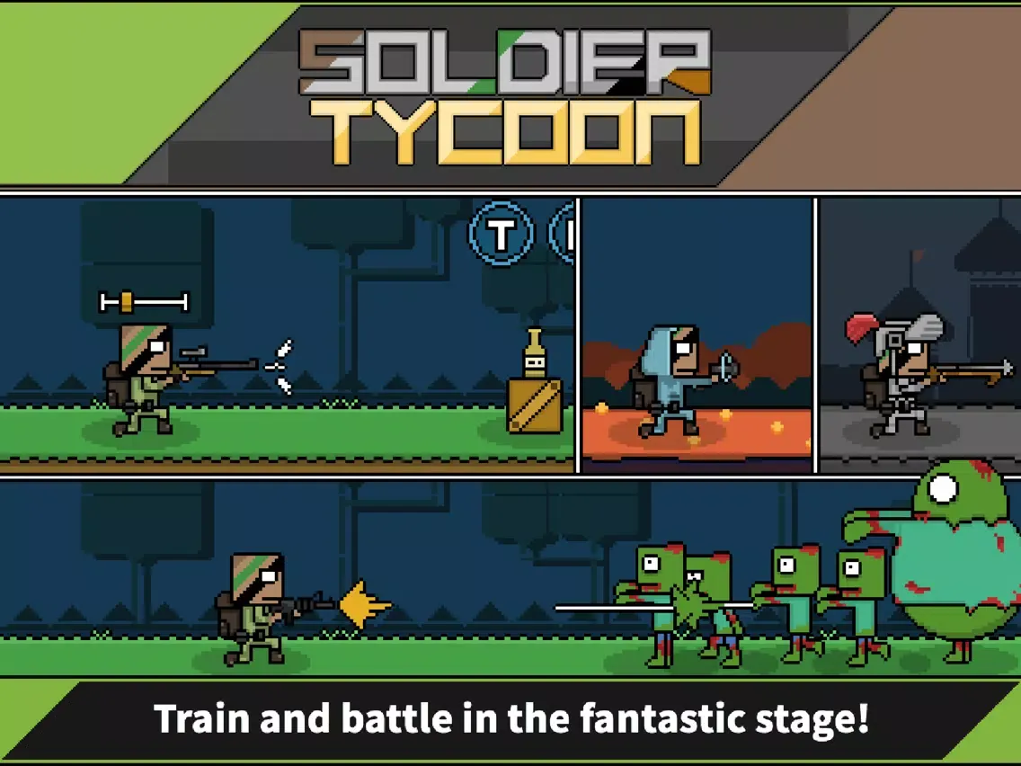 Soldier Tycoon : Idle Training iPad  Screenshots