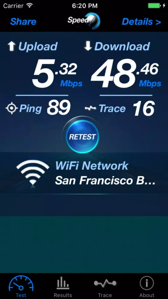Zrzuty ekranu Internet Speed Pro - Mobile