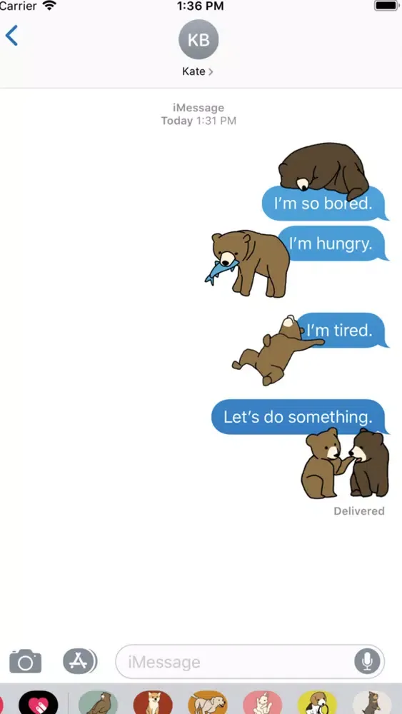 Bear : Stickers Ekran Görüntüleri