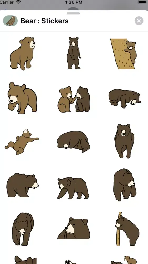 Bear : Stickers Ekran Görüntüleri