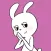 Cute rabbit : stickers