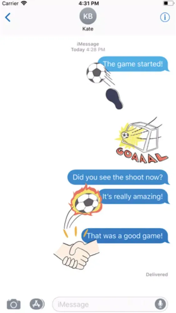 Скриншоты Fun Soccer Stickers