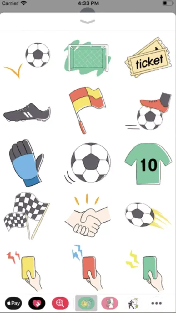 Скриншоты Fun Soccer Stickers