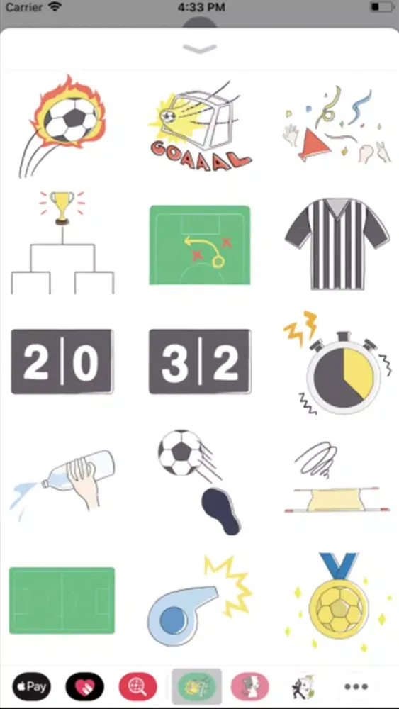 Скриншоты Fun Soccer Stickers