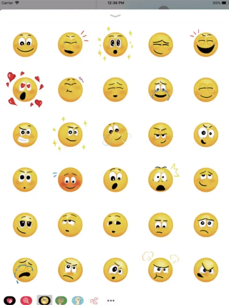 تصاویر Funny Emoji Stickers ! iPad 