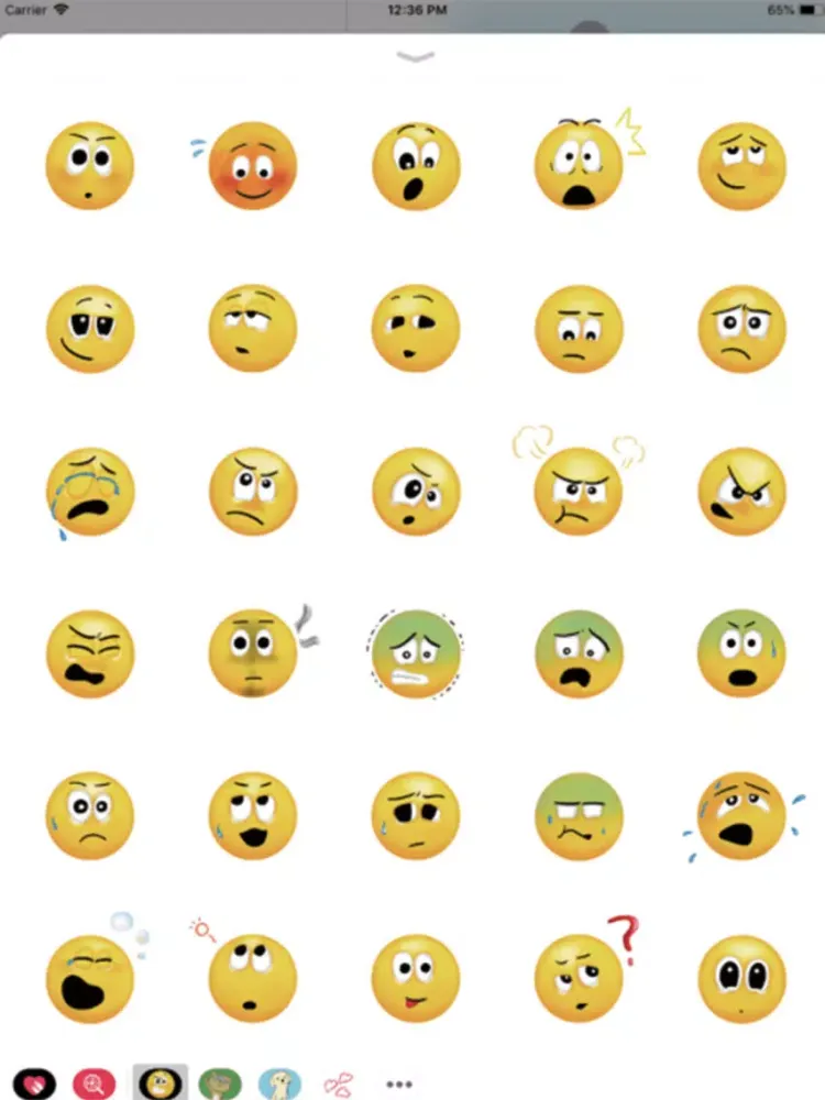 تصاویر Funny Emoji Stickers ! iPad 