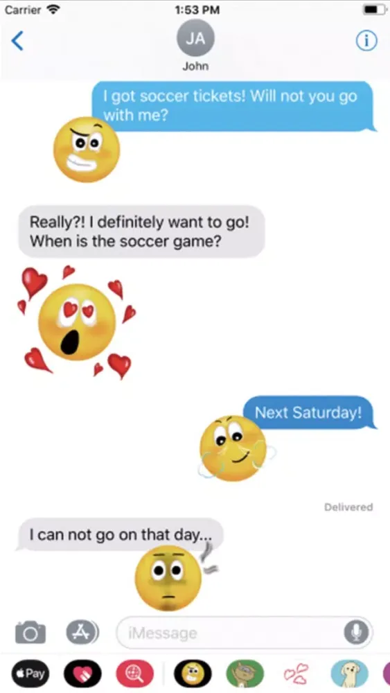 تصاویر Funny Emoji Stickers !