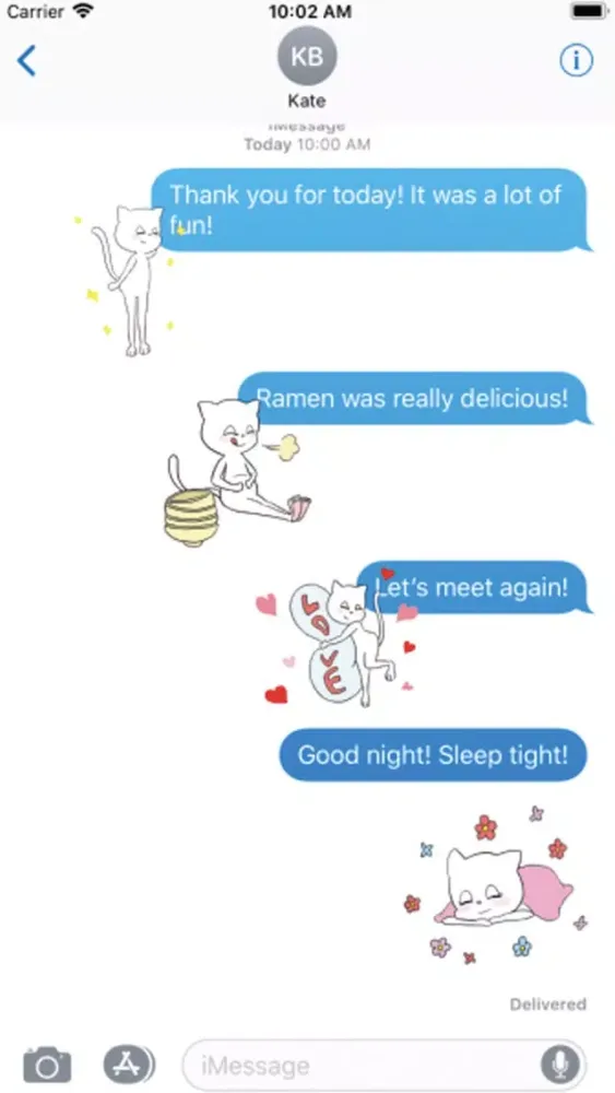 lovely cat : stickers Screenshots