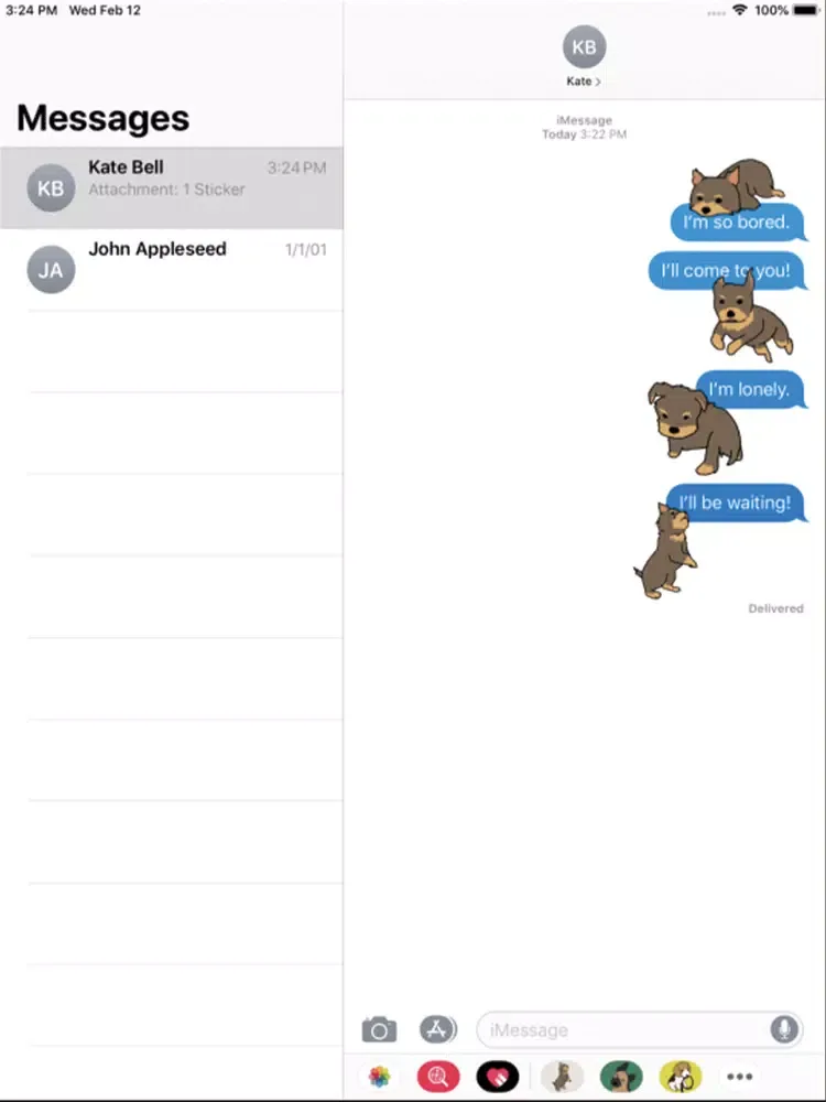 Yorkshire terrier : Stickers iPad  Screenshots