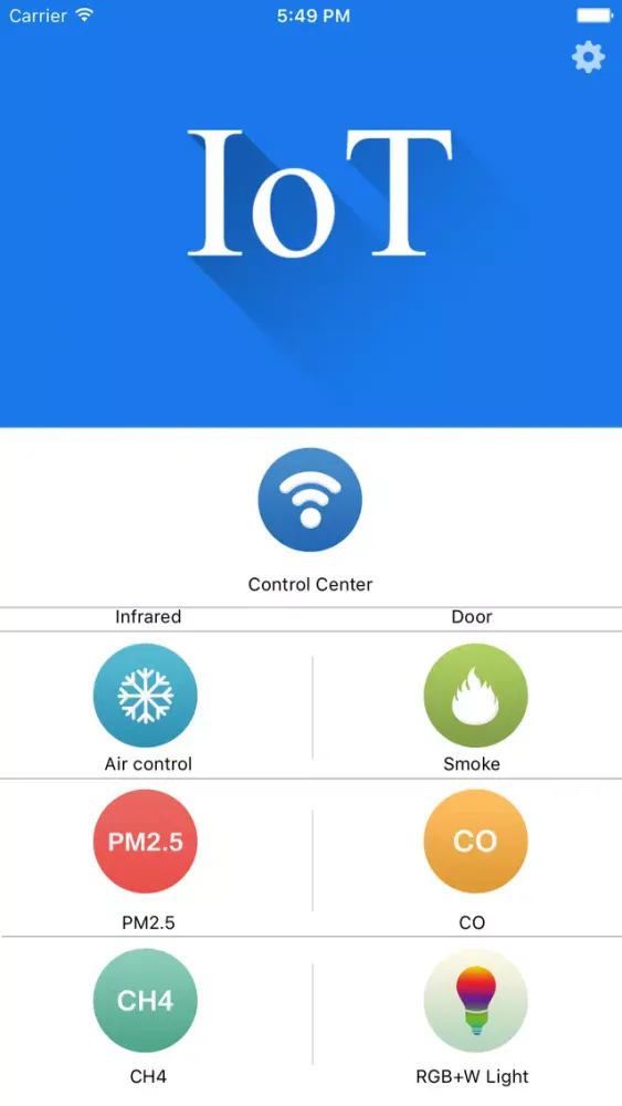 Tangkapan skrin IoT