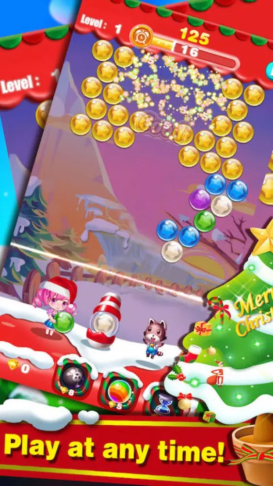 Bubble Shooter Christmas Edition Ekran Görüntüleri