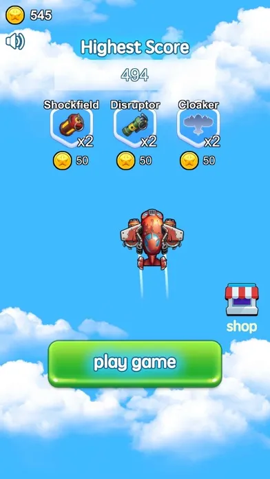 Tangkapan skrin Thunder Pegasus-space fight