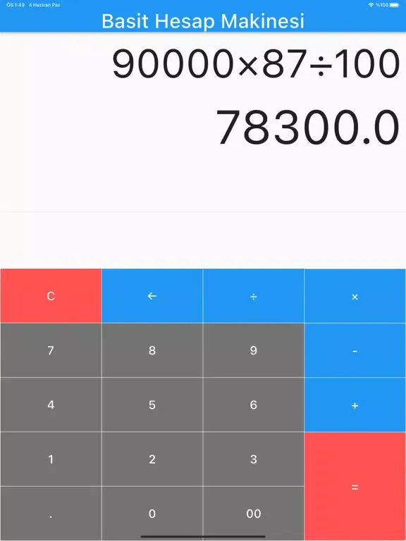 Capturas de pantalla de Calculator Without Ads iPad 