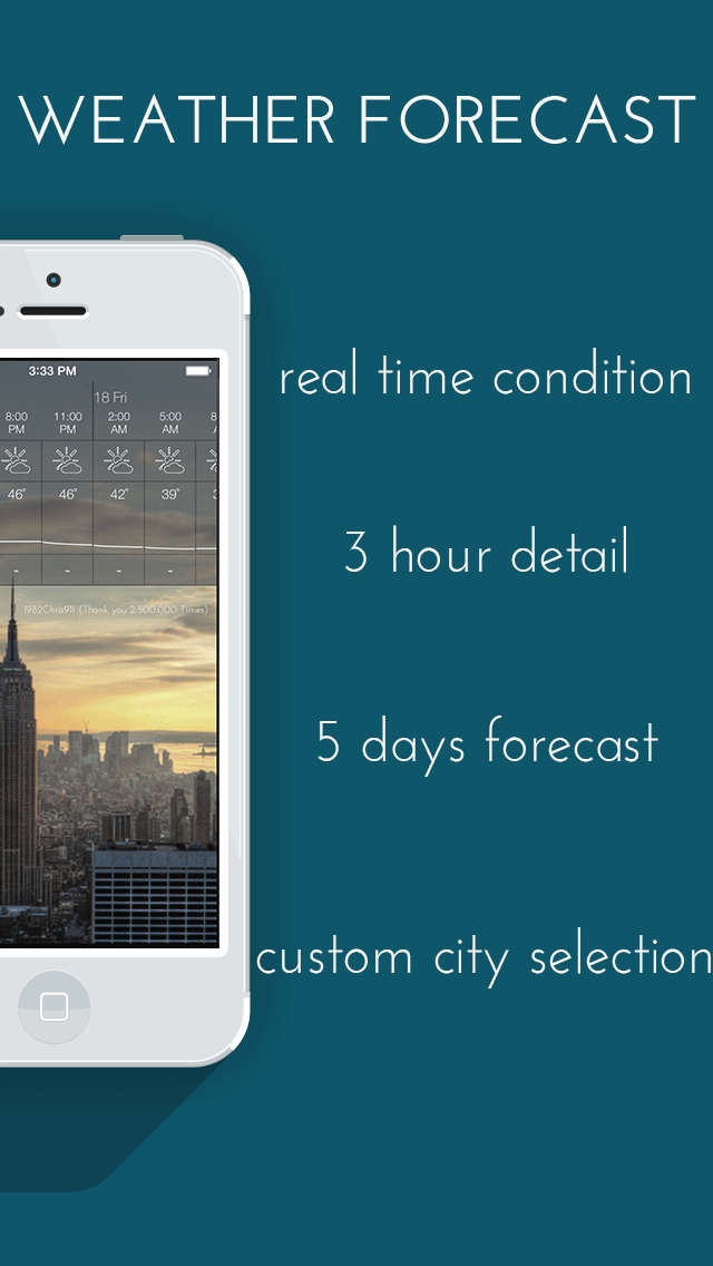 Screenshot di Talking Weather alarm clock