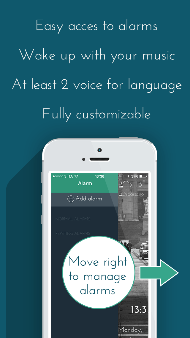 Screenshot di Talking Weather alarm clock