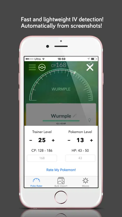 Poke Rater, IV from screenshot Screenshots