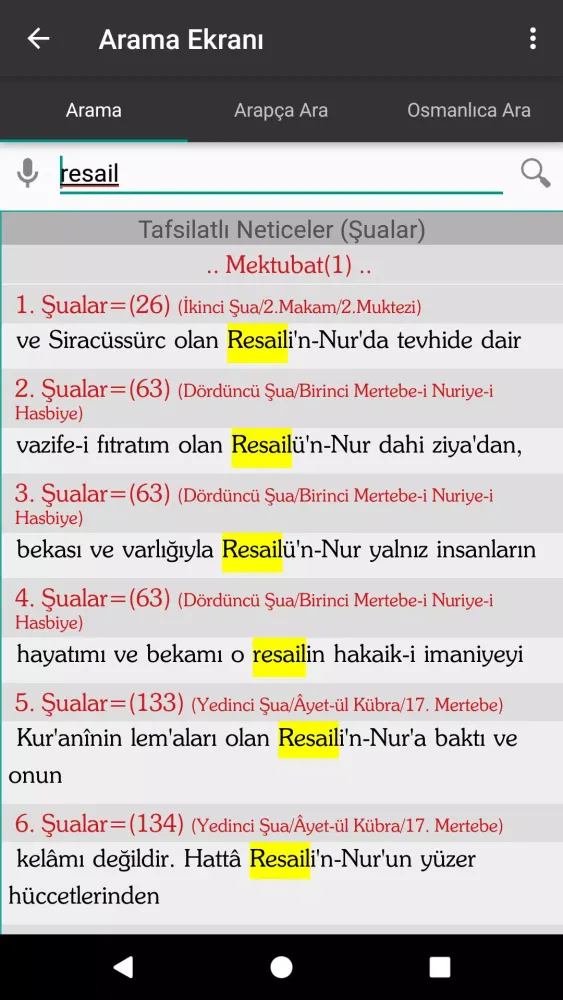 Risale-i Nur Okuma Programı Screenshots