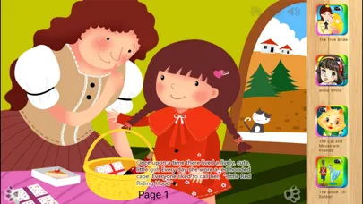 Captures d'écran de Little Red Riding Hood - Interactive Book iBigToy