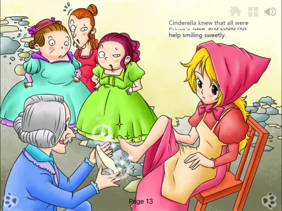 Cinderella - Interactive Book by iBigToy iPad  سکرین شاٹس
