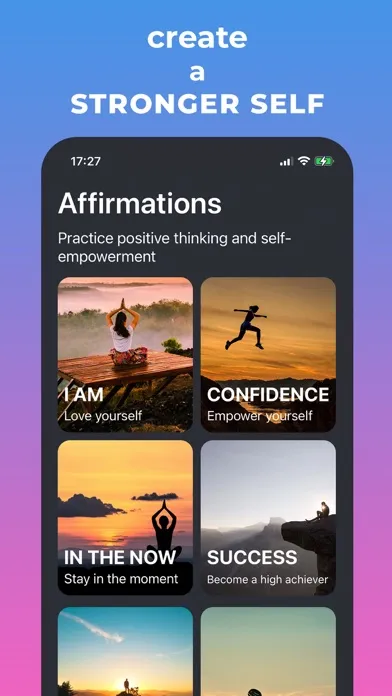 Capturas de tela do Affirmations Journal by Yulu