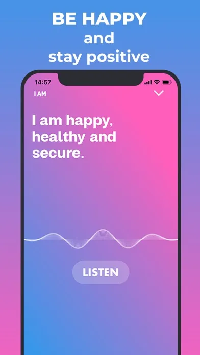 Capturas de tela do Affirmations Journal by Yulu