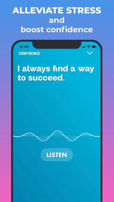 Capturas de tela do Affirmations Journal by Yulu