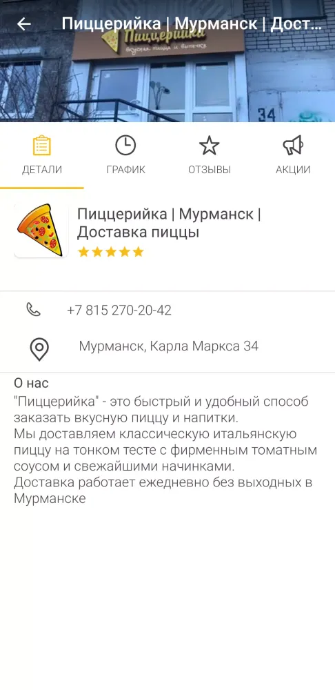 تصاویر Пиццерийка