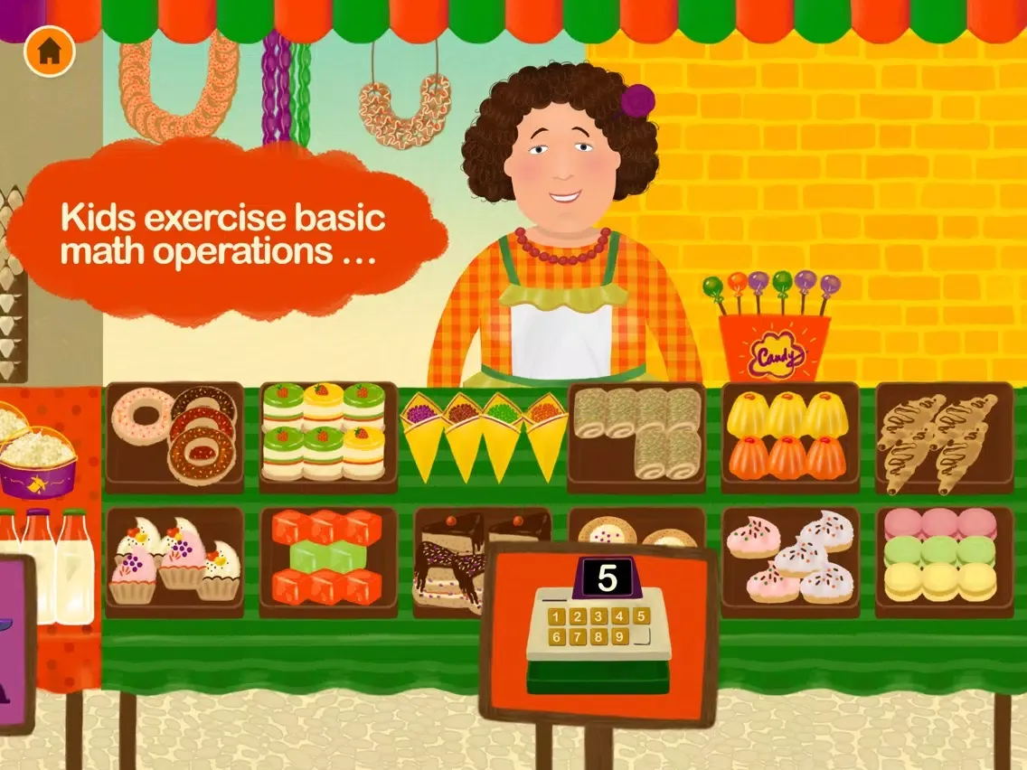 Cittadino Market! Math learning and shopping game for children iPad 应用截图