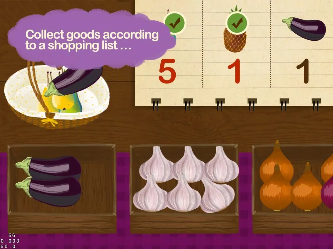 Cittadino Market! Math learning and shopping game for children iPad 应用截图