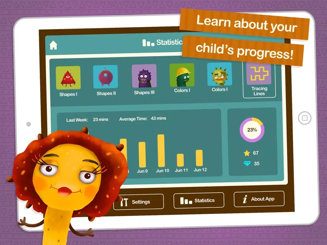 صور Monster School: Math & Reading iPad 