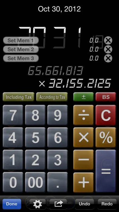 Capturas de tela do ecoClock