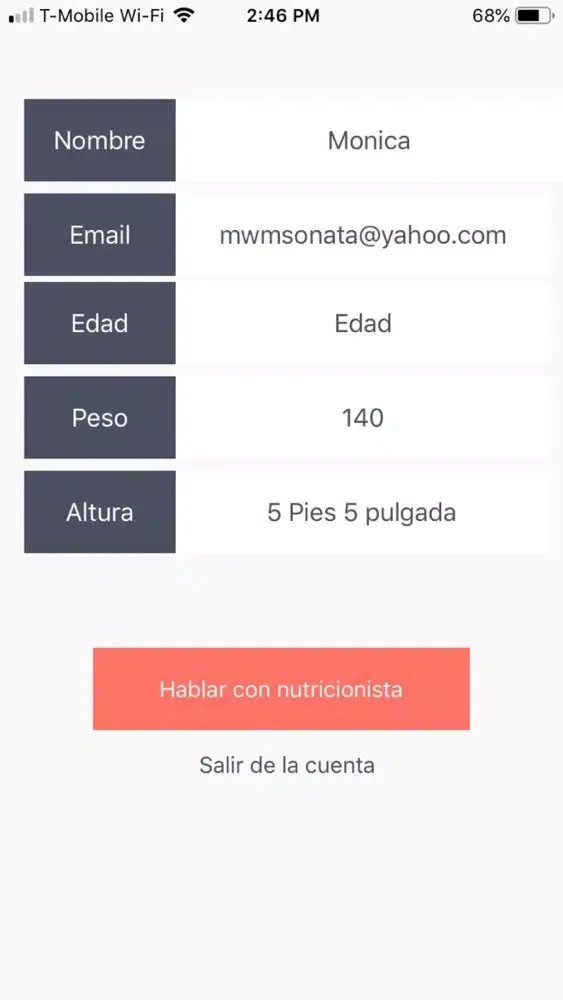 NutriPana Screenshots