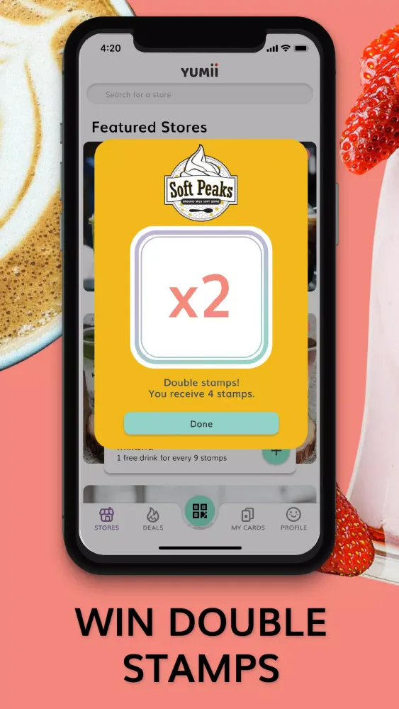 Zrzuty ekranu Yumii Rewards