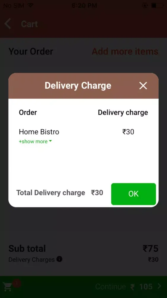 YummJoy Food Order & Delivery Ekran Görüntüleri