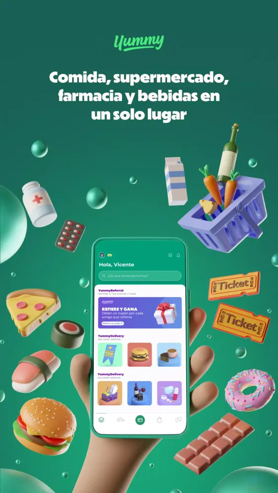 Captures d'écran de Yummy Delivery