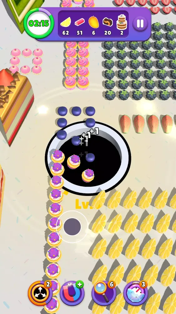 ภาพหน้าจอของ Yummy Hole Puzzle