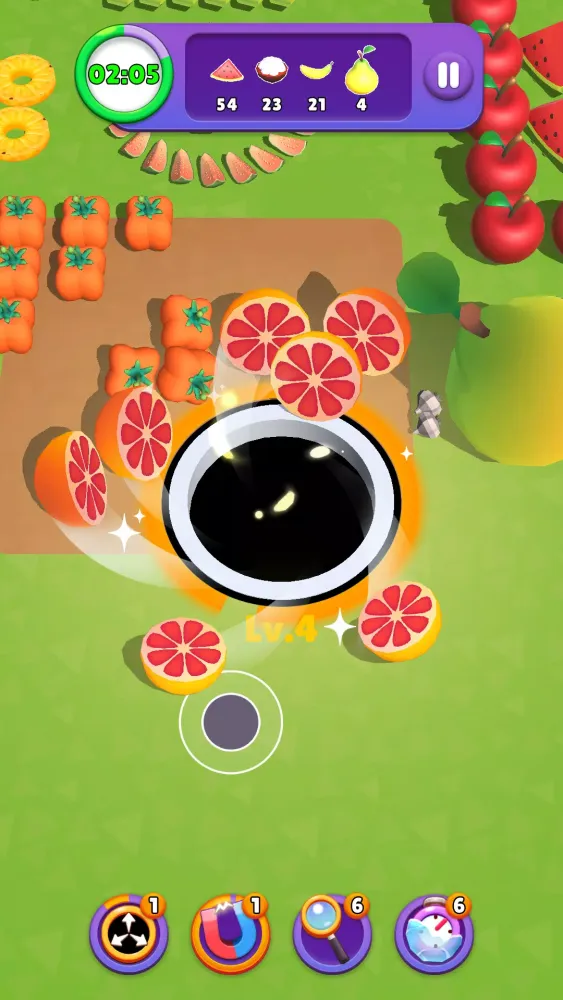 ภาพหน้าจอของ Yummy Hole Puzzle