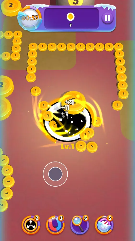 ภาพหน้าจอของ Yummy Hole Puzzle