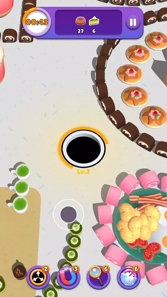 ภาพหน้าจอของ Yummy Hole Puzzle