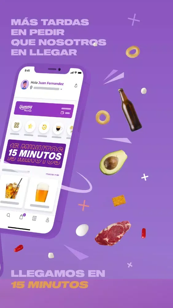Zrzuty ekranu Yummy Rocket - Fast Delivery