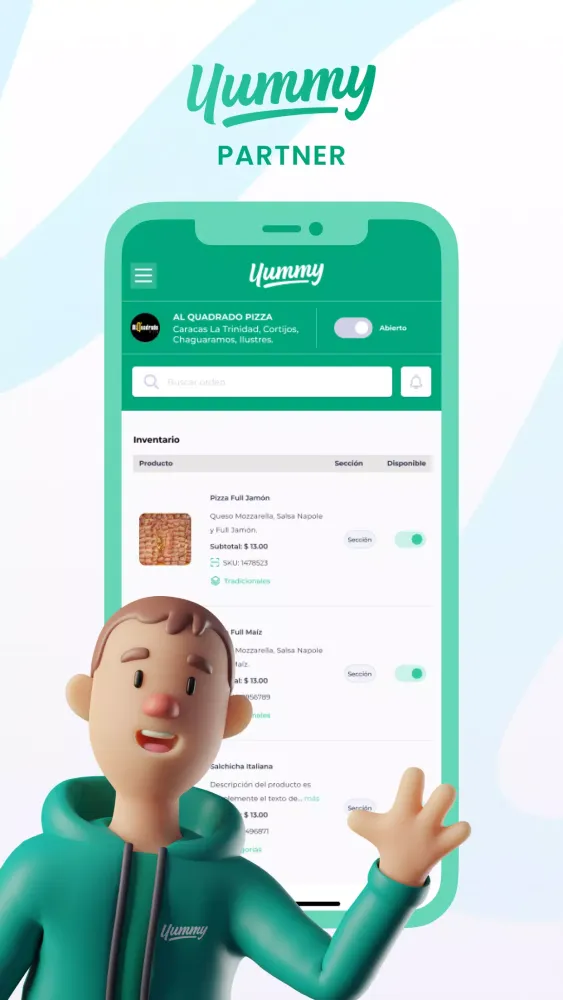 Yummy Partner Screenshots