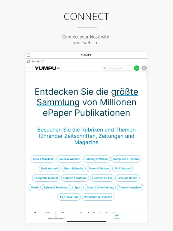 Скриншоты i-magazine - APPKiosk iPad 