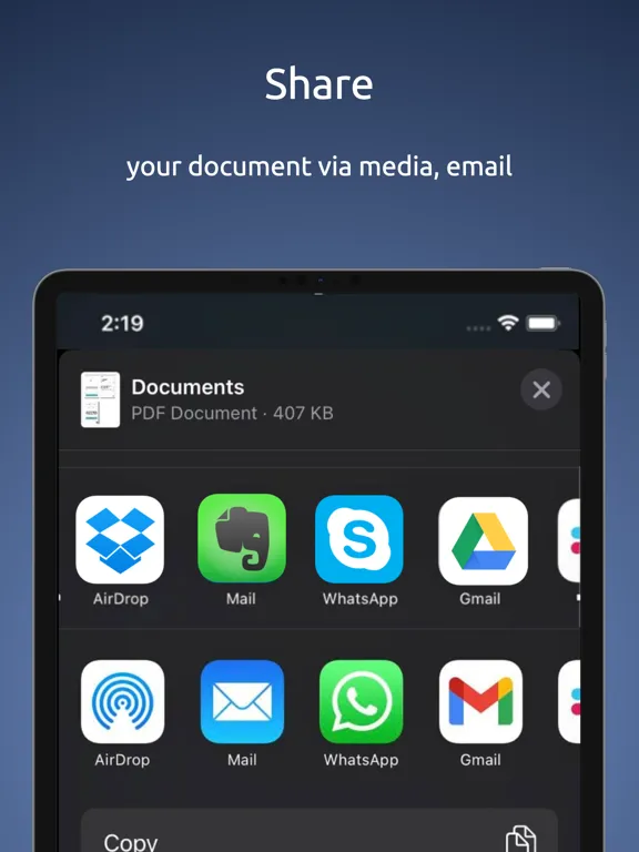 Zrzuty ekranu Scanify - Pdf Scanner & Editor iPad 
