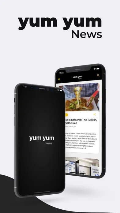 Zrzuty ekranu Yum Yum News