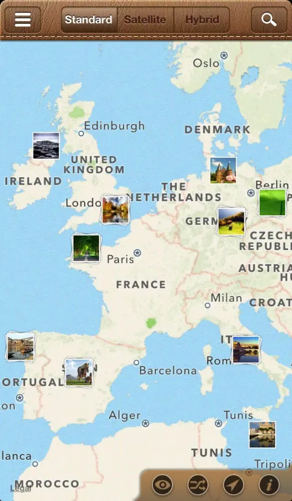 WhatsGoLa Camera Free - explore 2000+ POI on earth using Streetview and Panoramio スクリーンショット