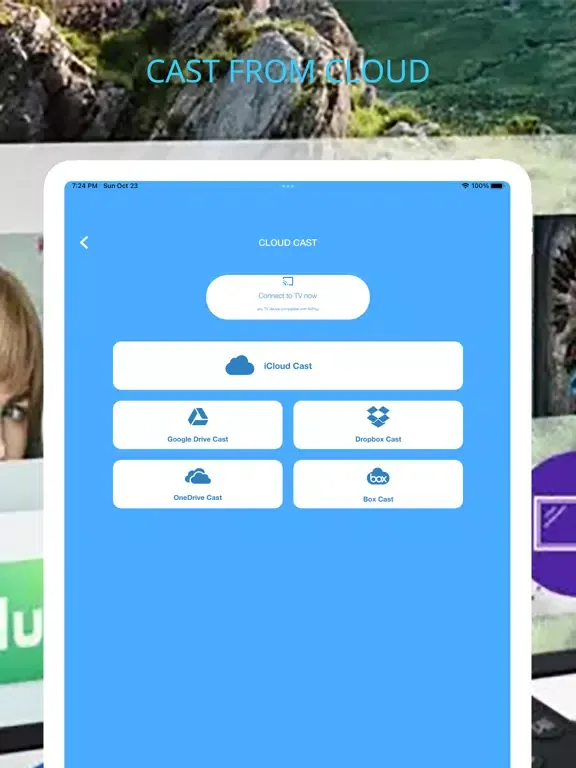 ภาพหน้าจอของ AllShare Cast ﾠ iPad 