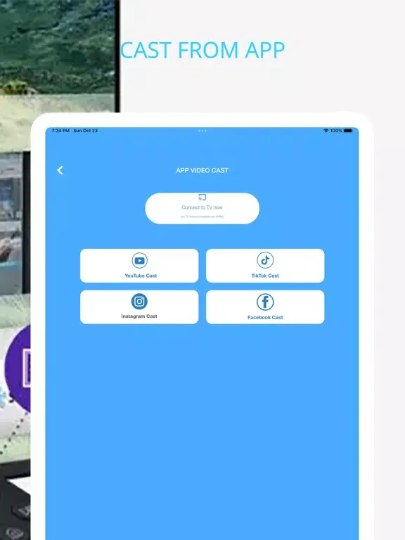 ภาพหน้าจอของ AllShare Cast ﾠ iPad 