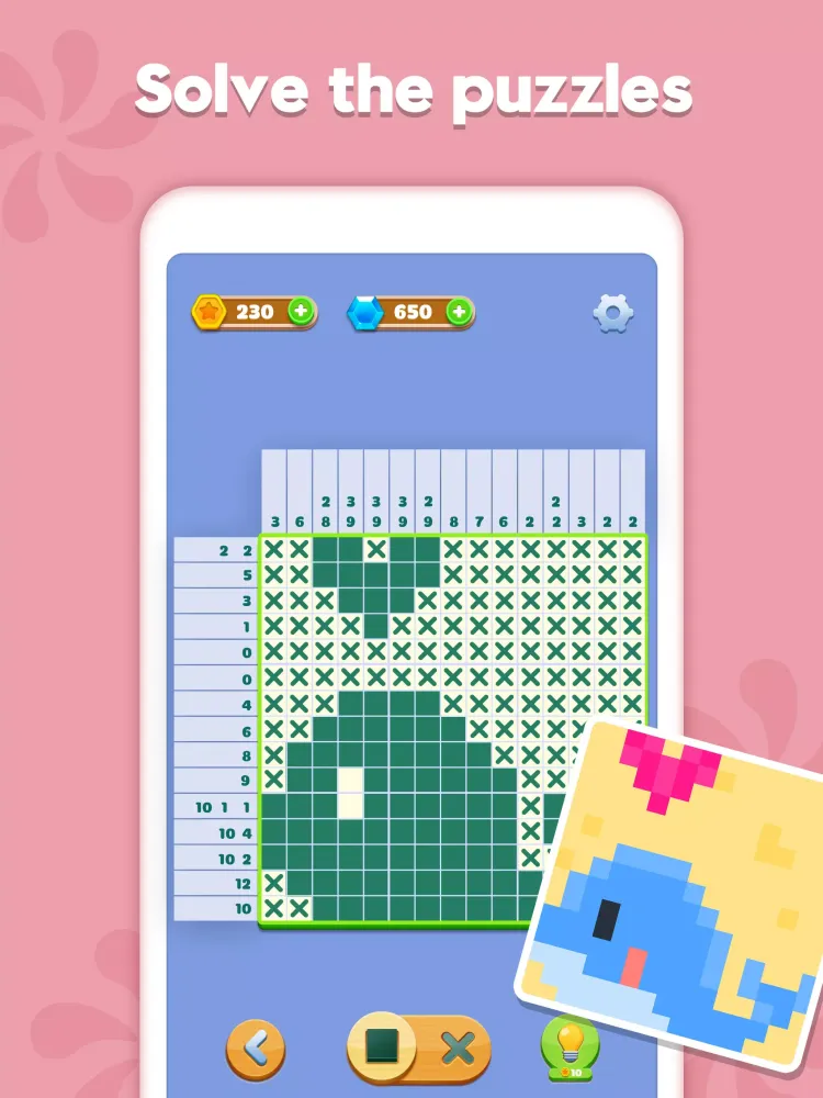 Ảnh chụp màn hình của Nonogram - Jigsaw Puzzle Game