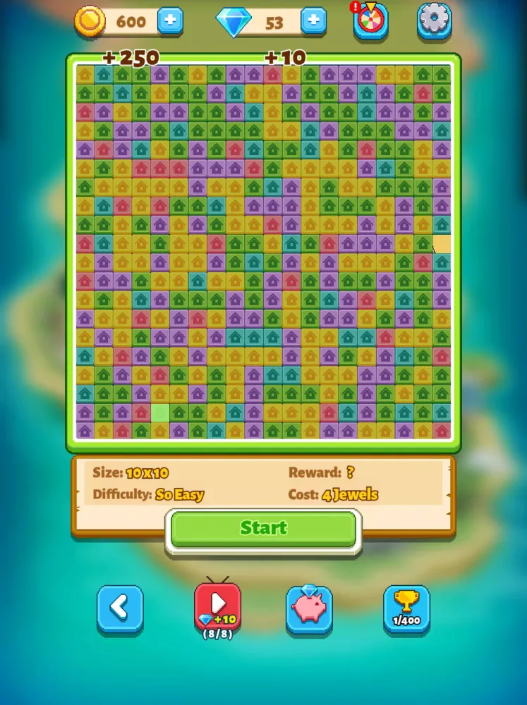 Capturas de tela do Pixel Cross