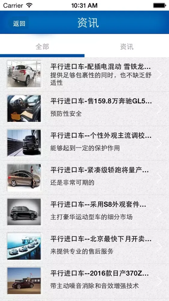 平行进口车网 Screenshots